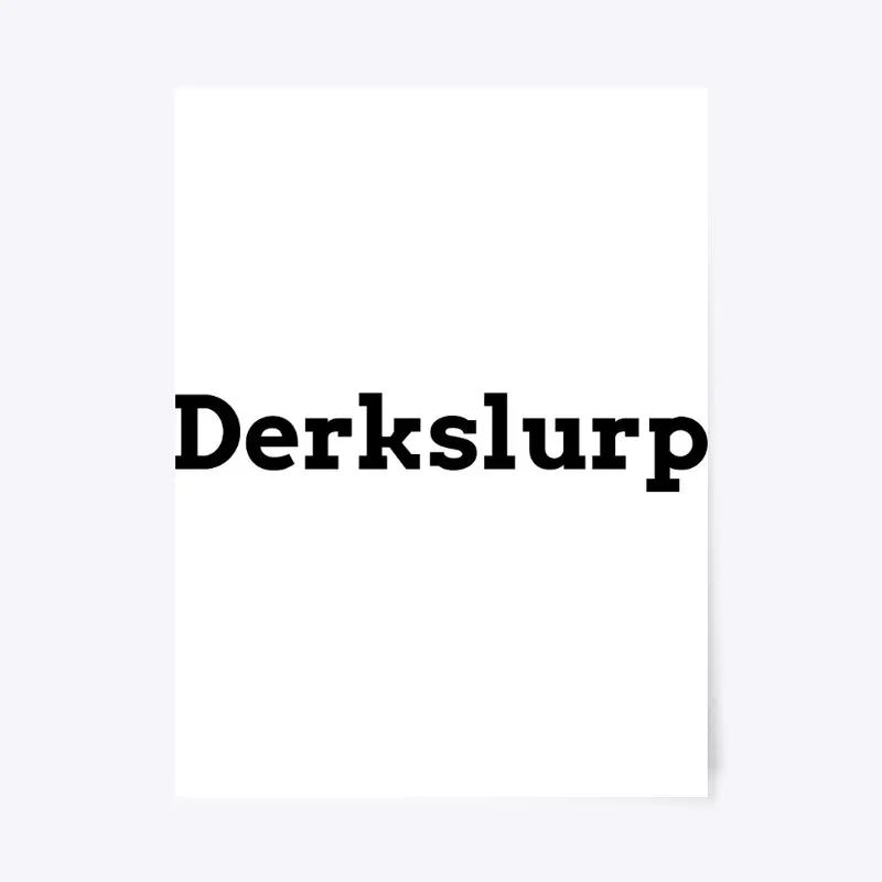 Derkslurp Merch Logo